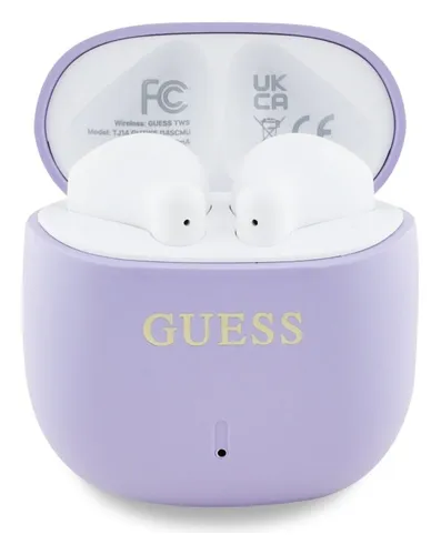 Słuchawki nauszne GUESS + Słuchawki douszne GUESS Fioletowy