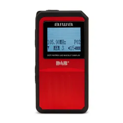 Radioodbiornik Aiwa RD-20DAB/RD Radio FM DAB Czerwony