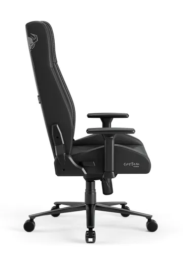 Fotel Diablo Chairs X-Custom Normal Size Gamingowy do 130kg Skóra ECO Czarny