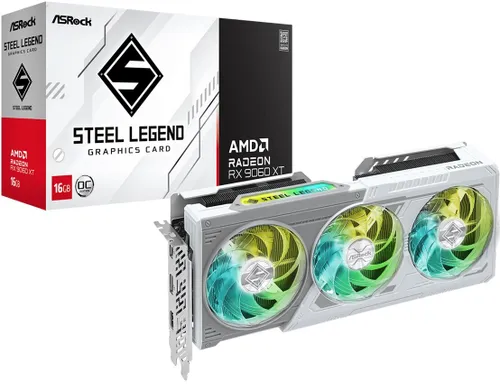 Karta graficzna ASROCK Radeon RX 9060 XT Steel Legend 16GB OC