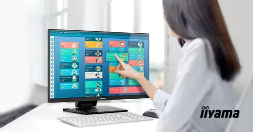 Monitor iiyama T2454MSC-B1AG dotykowy 24" Full HD IPS 60Hz 4ms