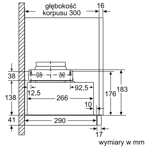 Okap Bosch DFL063W56 Srebrny