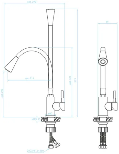 Bateria KUCHINOX Selva BSK 462D Beżowy