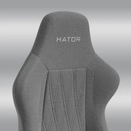 Fotel Hator Darkside 3 Fabric Size M Gamingowy do 100kg Tkanina Szary