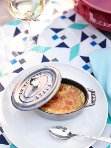 Mini garnek żeliwny owalny STAUB MINI COCOTTE 250 ML Grafitowy