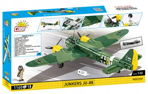 Конструктор Cobi Junkers Ju 88, 1:32, COBI-5733, 1160 эл.