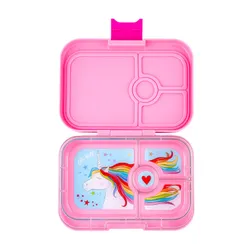 Lunchbox dziecięcy Yumbox Panino 750 ml - power pink / unicorn tray