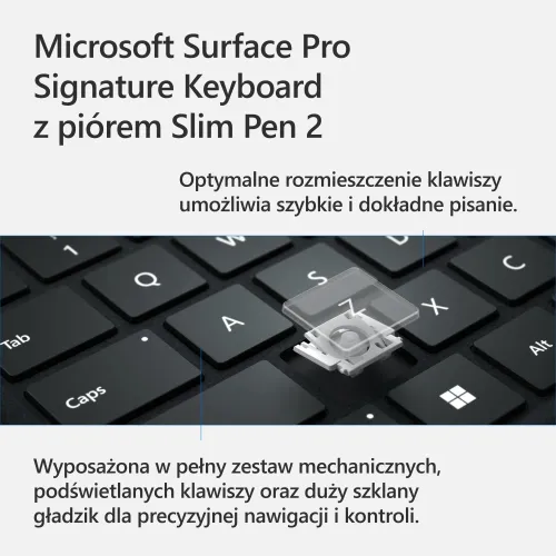 Klawiatura MICROSOFT Surface Pro Keyboard Czerwony Mak + Pióro Surface Slim Pen 2