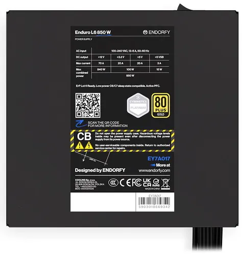 Zasilacz ENDORFY Enduro L6 850W 80 Plus Gold