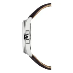 Zegarek CITIZEN Eco-Drive Leather BM7108-22L Stalowo-brązowy