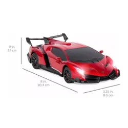 Zdalnie sterowany samochód COIL auto RC na pilota Lamborghini 1:14 czerwony