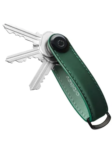 Skórzane etui na klucze Orbitkey Key Organiser Matte Leather - forest