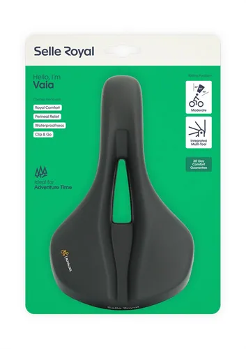 Siodełko rowerowe Selle Royal Vaia Moderate 60St. black