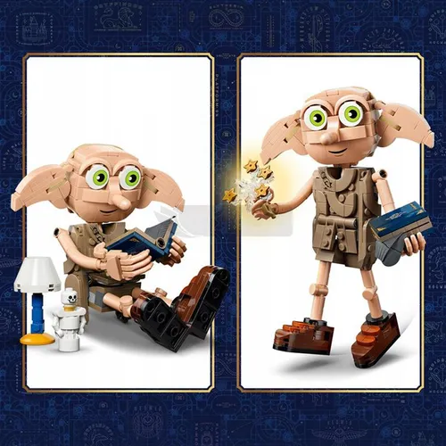 LEGO Harry Potter 76469 Wolny skrzat Zgredek, zestaw klocków 8+