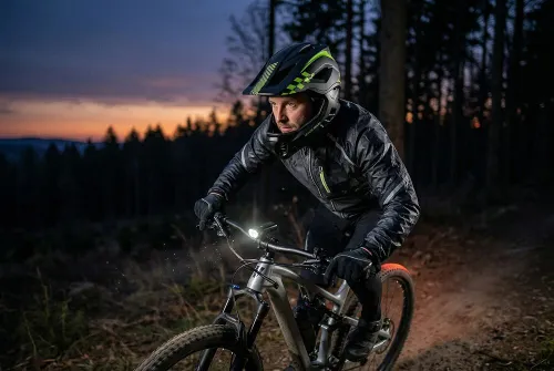 Kask rowerowy VAYOX Enduro VA0421BM Czarny Full Face z odpinaną szczęką (rozmiar M)