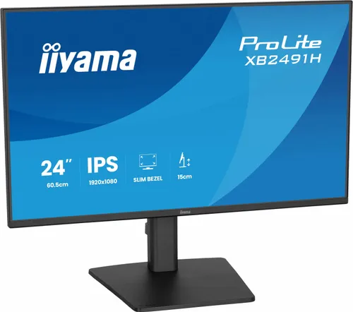Monitor IIYAMA ProLite XB2491H-B1 23.8" 1920x1080px IPS 120Hz 1 ms [MPRT]