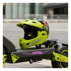 Kask KAMIKAZE Ronin Zielony Full Face (rozmiar M)