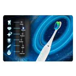Szczoteczka soniczna BERDSEN Galaxy Duo (2 sztuki) Czarny i Biały