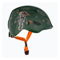 Kask rowerowy dziecięcy ABUS Smiley 3.0 green robo