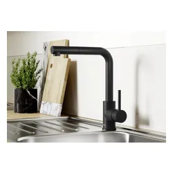 Bateria BLANCO Mila-S 526660 Czarny mat