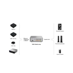Wzmacniacz WiiM Vibelink Amp Srebrny