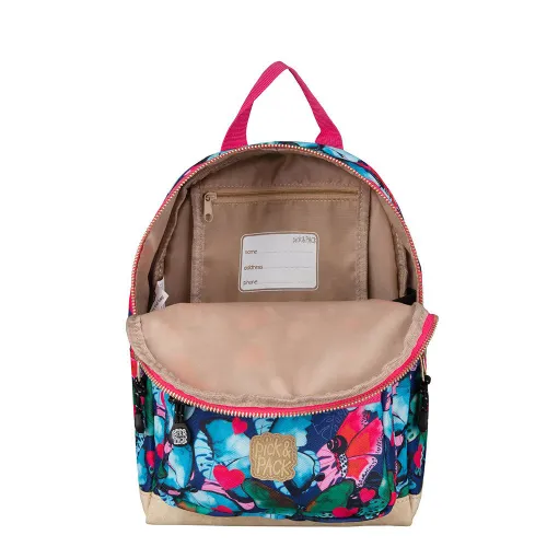Rucsac pentru copii 3 + Pick & Pack Beautiful Butterfly S-navy
