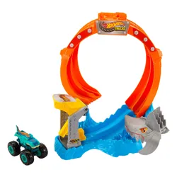 Tor Hot Wheels Monster Trucks Pętla rekina JFR08