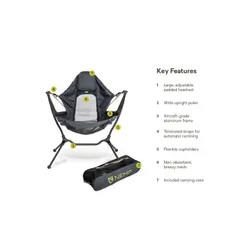 Krzesło turystyczne Nemo Stargaze Reclining Camp Chair - black pearl
