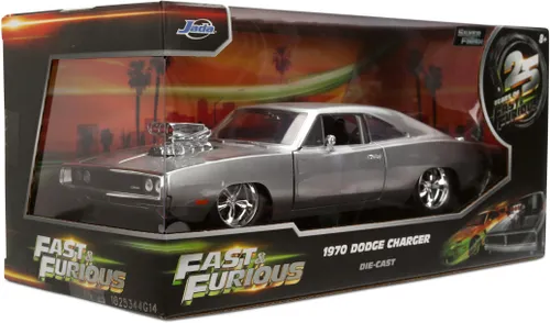 Samochód JADA TOYS Szybcy i wściekli Dodge Charger 1970 Edycja Jubileuszowa 9336804314R00