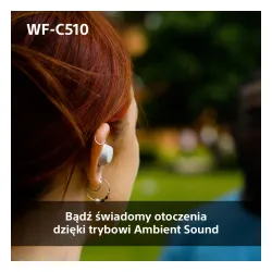 Słuchawki bezprzewodowe Sony WF-C510 Dokanałowe Bluetooth 5.3 Czarny