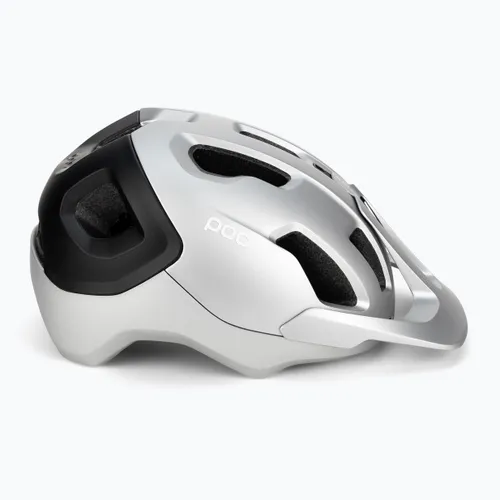 Kask rowerowy POC Axion Race MIPS uranium black/argentite silver matt