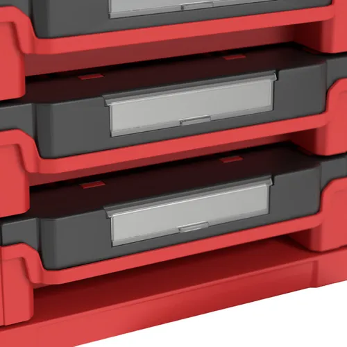 Skrzynka narzędziowa QBRICK System Prime Drawer 4 Toolbox Expert Red Ultra HD Custom