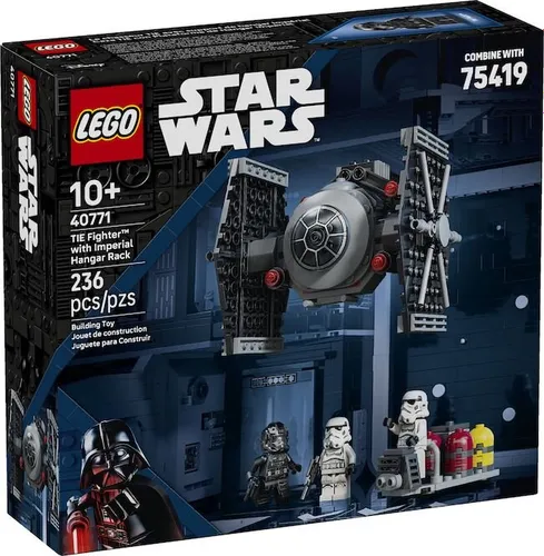 LEGO® 40771 Star Wars - Myśliwiec TIE™ ze stanowiskiem w imperialnym hangarze