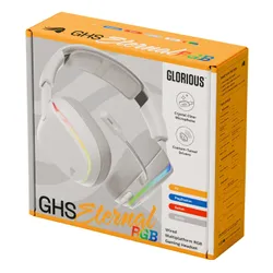 Słuchawki GLORIOUS GHS Eternal RGB GLO-A-2PC-WHT Nauszne