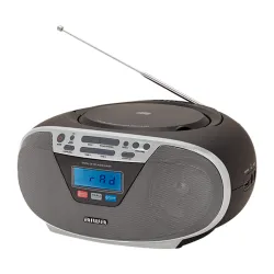 Radioodtwarzacz Aiwa Boombox BBTU-400SL Bluetooth Srebrny