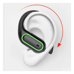 Słuchawki bezprzewodowe Manta TWS Rytmo Sport Bluetooth 5.4 Czarny