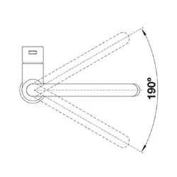 Bateria BLANCO Candor-S 523121 Stal szczotkowana