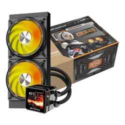 Chłodzenie wodne DARKFLASH Explore DE240 Czarny