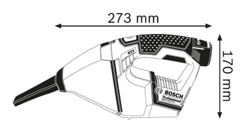 Ручной пылесос Bosch GAS 12V