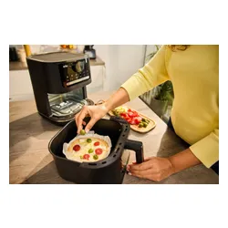 Air Fryer Frytkownica beztłuszczowa BRAUN MultiFry 5 HF5075IBK 6l z okienkiem do obserwacji postępów gotowania