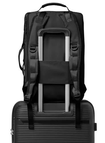 Plecak podróżny średni Puccini Jetzy - czarny