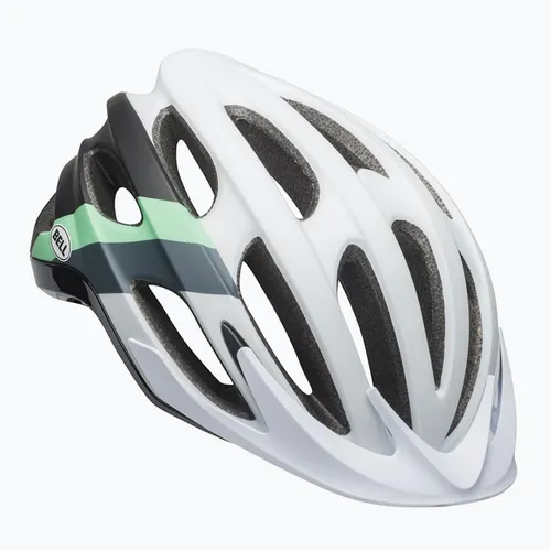 Kask rowerowy Bell Drifter matte gloss white black/mint