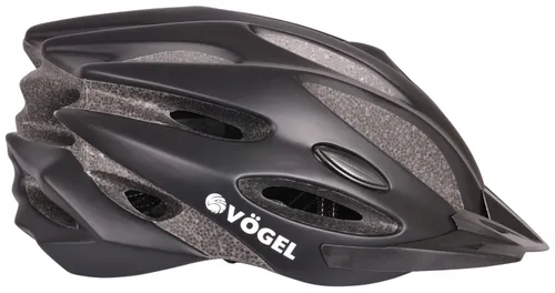 Kask rowerowy VÖGEL VKA-944 Czarny MTB z lampką (rozmiar M)