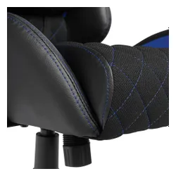 Fotel GAMVIS Phantom Large Czarny (niebieskie elementy)