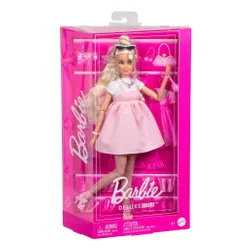 Lalka Barbie Deluxe Style Różowa sukienka z dużą kokardą HYV27