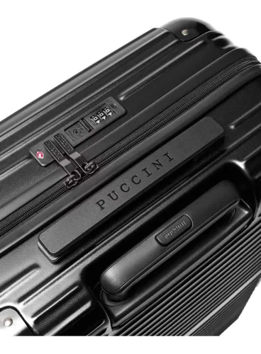 Walizka kabinowa Puccini Dallas - czarny