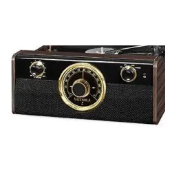 Gramofon VICTROLA RETRO VTA-240-MAHEU Ciemnobrązowy