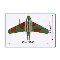 Cobi Klocki Klocki Messerschmitt Me 163B Komet 543 elementów