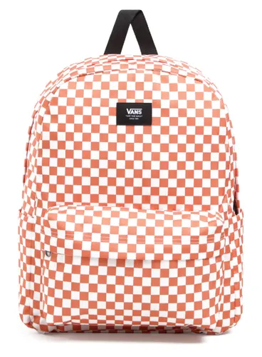 Молодежный рюкзак Vans Old Skool Check Backpack - сердолик