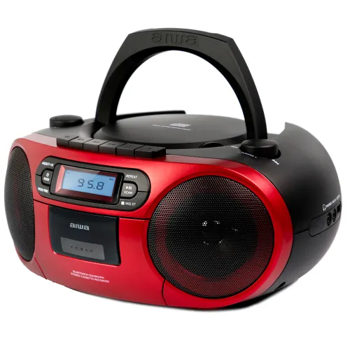 Radiomagnetofon Aiwa Boombox BBTC- 550RD Bluetooth Czerwony